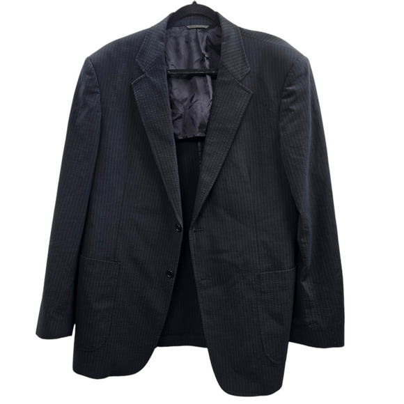John Varvatos Other - John Varvatos Sports Coat Wool Gray Striped Jacket Italy Blazer Designer Luxury